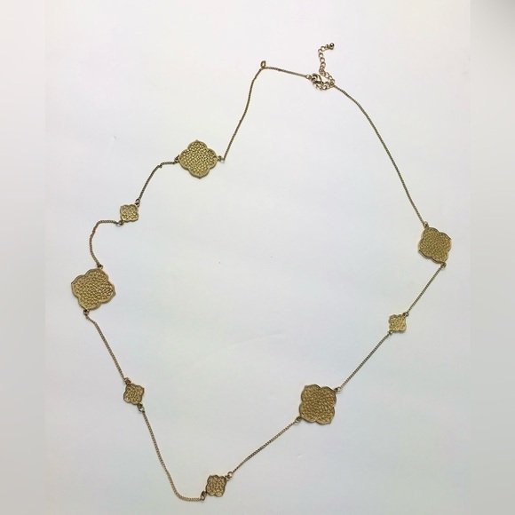 MASSINI Gold Tone 36"  long Necklace - Picture 2 of 2